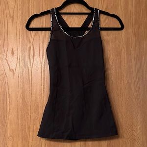 Black Workout Racerback Top